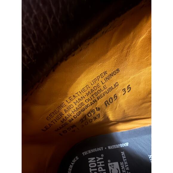 Timberland Men’s Leather Work Boots – Size 10.5 - Picture 2 of 7